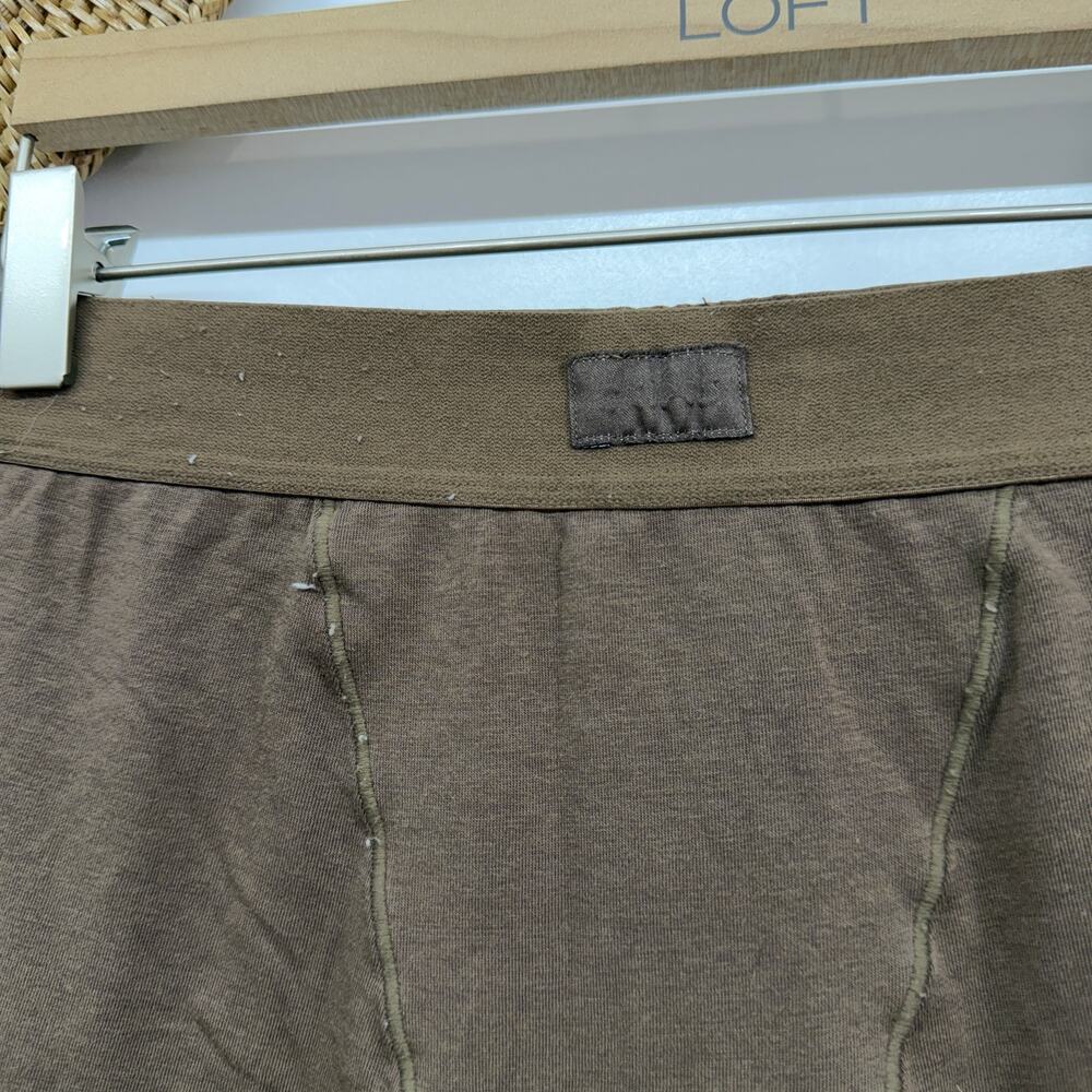 SKIMS Brown Two Piece Matching Boyfriend Boxer Set XL / 2X Comfy Loungewear - Picture 8 of 9